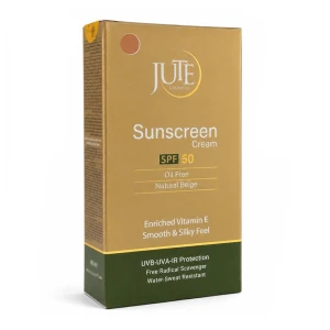 کرم ضد آفتاب SPF50 بژ طبیعی پوست چرب ژوت